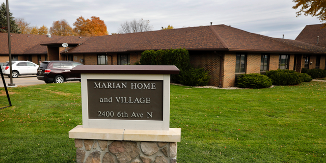This Oct. 26, 2018 photo shows Marian Home and Village in Fort Dodge, Iowa. A bishop is vowing to relocate a priest who had been placed in the Iowa retirement home next to a Catholic school, despite a history of sexually abusing boys. The move comes in response to an Associated Press story exposing the church's three-decade cover-up of abuse committed by the Rev. Jerome Coyle. Coyle admitted in 1986 that he had sexually abused approximately 50 boys over the prior 20 years while serving at several parishes in Iowa. (AP Photo/Charlie Neibergall)