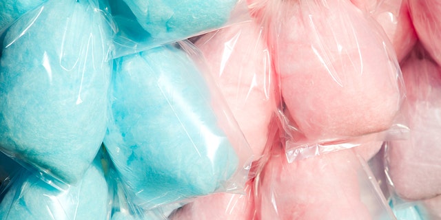 The grandmother told officers the blue material in a bag they found in her car was cotton candy, but a kit initially tested positive for meth.