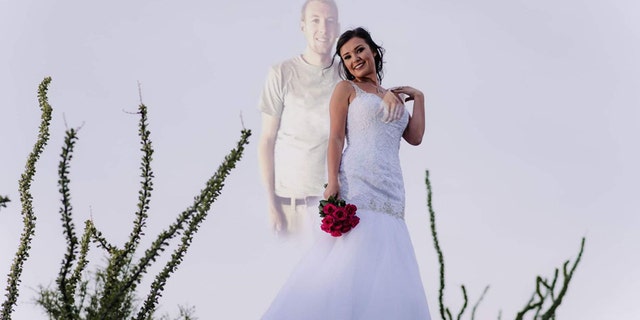 The photographer, Kristie Fonseca, has said she’s done photoshoots like this in the past, but not for a bride or groom.