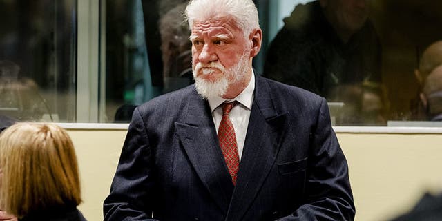 Praljak, 72, a former commander in Bosnia’s 1992-95 war, committed suicide on Nov. 29, 2017.