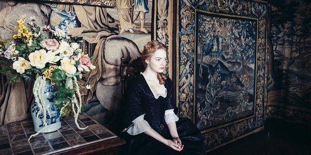 Emma Stone in "The Favourite."