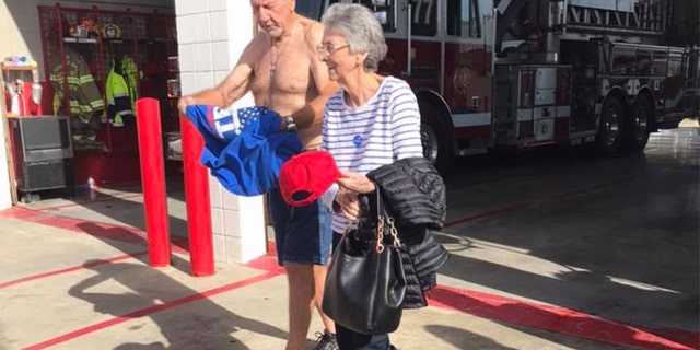 A man trying to vote in South Carolina was reportedly told to remove his "Trump" shirt before he could cast a ballot in the midterm election Tuesday.