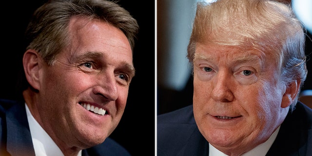 Sen. Jeff Flake reportedly isn’t shutting the door on a possible White House run against President Trump.