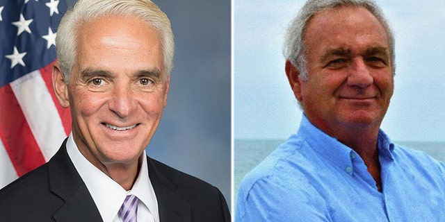 Charlie Crist (left) has won re-election to Florida's district representing St. Petersburg and Clearwater, beating Republican challenger George Buck