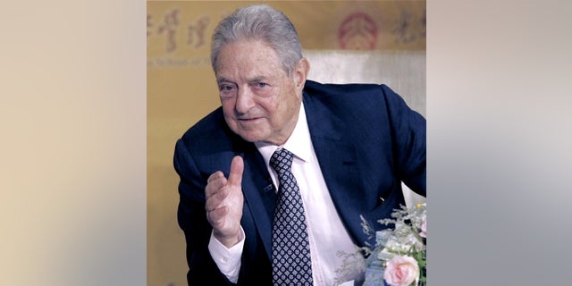 George Soros, the Democratic billionaire philanthropist, is a frequent target of conservative critics.