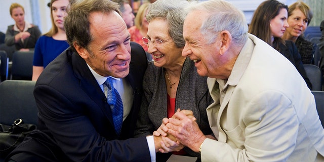 Mike Rowe with his parents.