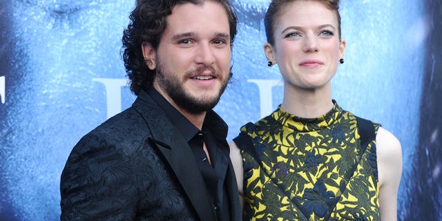 "Game of Thrones" star Kit Harington is married to former co-star Rose Leslie.
