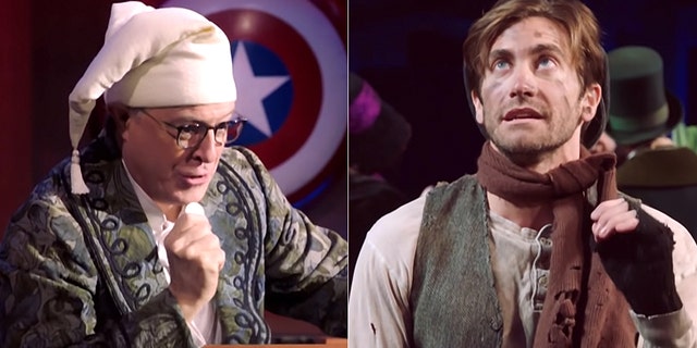"The Late Show" host Stephen Colbert did an Election Day skit starring Jake Gyllenhaal.
