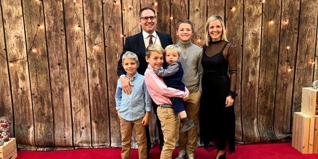 Jeannie Cunnion with her family. (Courtesy of the author)