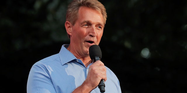 Sen. Jeff Flake on Thursday announced his intention to “ask for unanimous consent” to vote on a bill pertaining to special counsels in the wake of Attorney General Jeff Sessions’ resignation.
