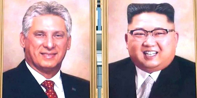 Kim Jong Un got his first official portrait since becoming the North Korean leader. A painting of Cuban leader Miguel Diaz-Canel was also displayed in Pyongyang for the North Korea-Cuba summit.