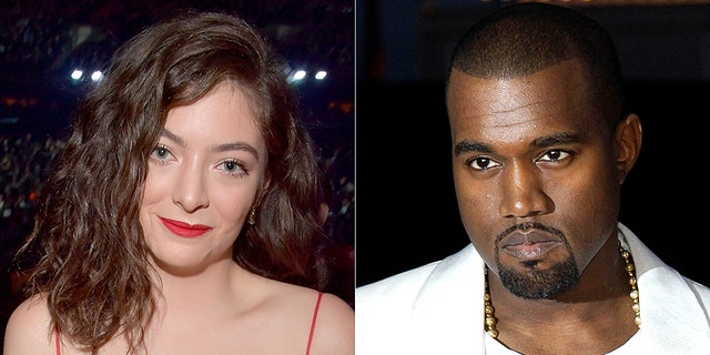 Lorde wasn't happy Kanye West and Kid Cudi used the same set design for their performance at a Los Angeles festival.