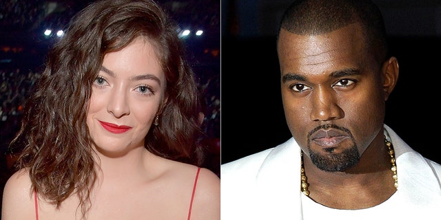 Lorde wasn't happy Kanye West and Kid Cudi used the same set design for their performance at a Los Angeles festival.