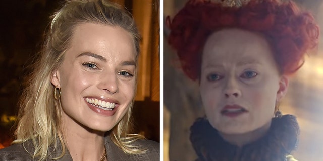 Margie Robbie as Queen Elizabeth in Mary Queen of Scots