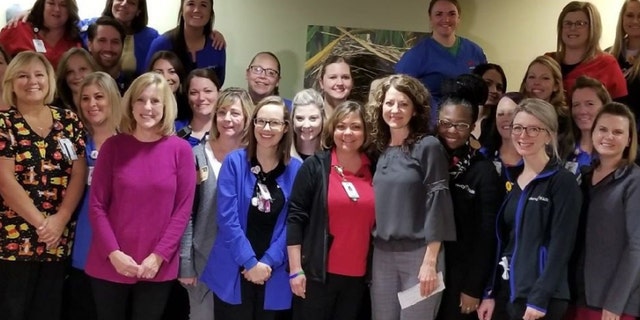 A group of Mercy St. Louis nurses gave their Mega Millions winnings to two of their own colleagues going through heartbreak.