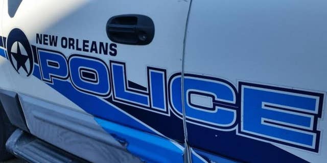 New Orleans Police Department car.