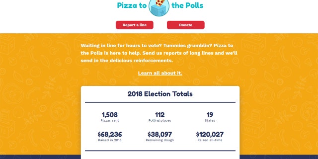 The organization's official website shares stats of deliveries and donations, seen here as of Tuesday morning.