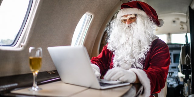 We can't all afford our own private jets like Santa.