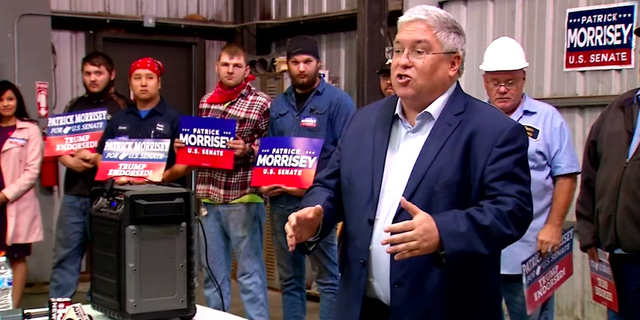 Patrick Morrisey rallies votes among coal miners just one day ahead of the election.