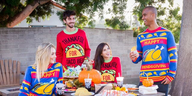 Taco Bell offering holiday sweaters 