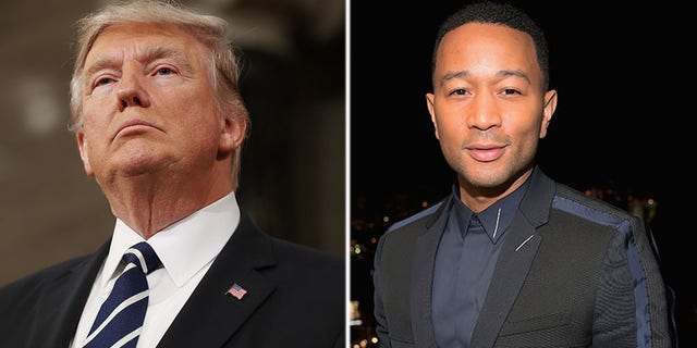 John Legend criticized President Trump on Twitter Wednesday.