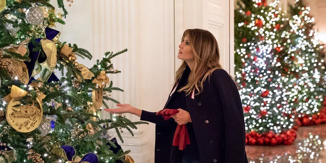 Melania Trump brushed off criticism of her holiday décor, saying “everybody has different tastes.”