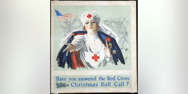 World War I Red Cross poster.
