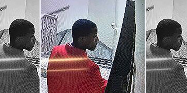 Police said James Polite, 26, was caught on surveillance video vandalizing a Brooklyn synagogue with anti-Semitic graffiti on Thursday.