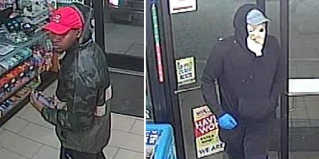 Fort Worth police are searching for two men connected to an armed robbery.