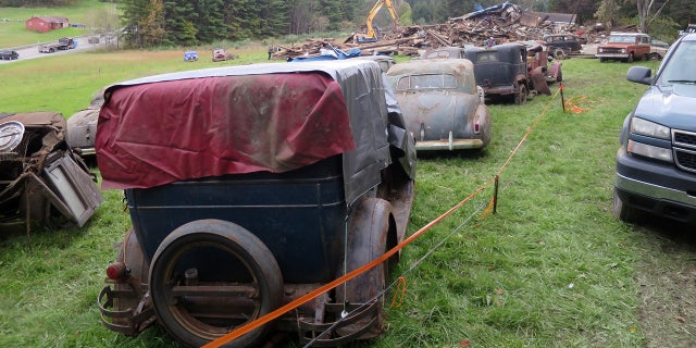 Dozens Of Classic Cars Saved From Collapsed Barn Up For Sale Fox News