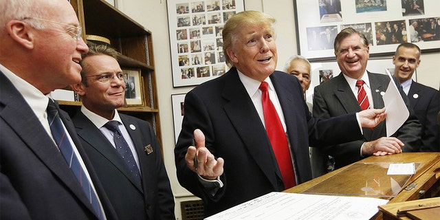 President Trump has long accused Democrats of encouraging and benefitting from voter fraud. (AP Photo/Jim Cole, File)