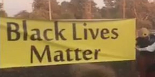 A polling location has been moved due to complaints about a Black Lives Matter banner, according to reports this week.