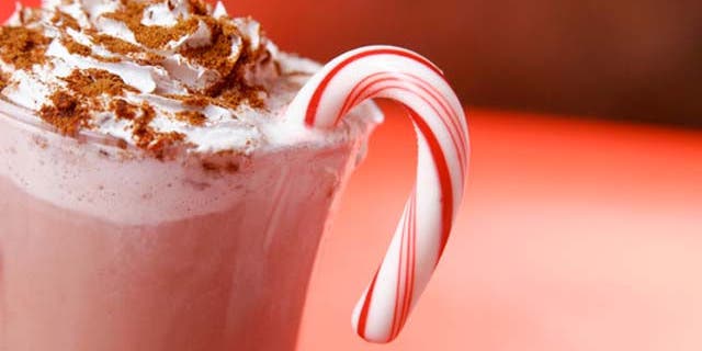 Candy canes are cane-shaped candies with a minty flavor.