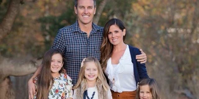 Capt. Mike Kreza seen in an undated pictured with his family.