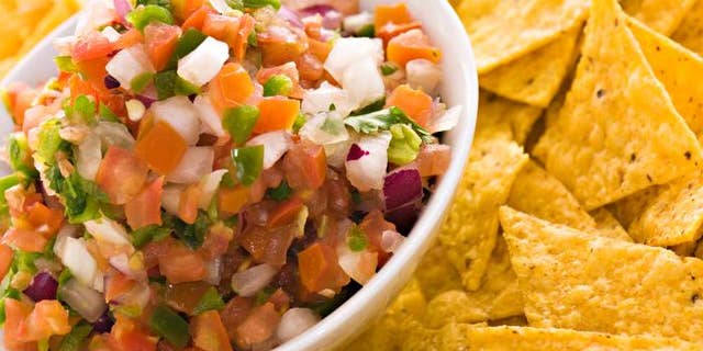 Instead of rich and dairy-filled dips, London suggest starting with a salsa base.