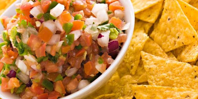 Instead of rich and dairy-filled dips, London suggest starting with a salsa base.