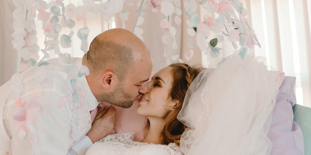 Their care team and friends and family helped make their dream wedding come true just days before Sam's tragic death.