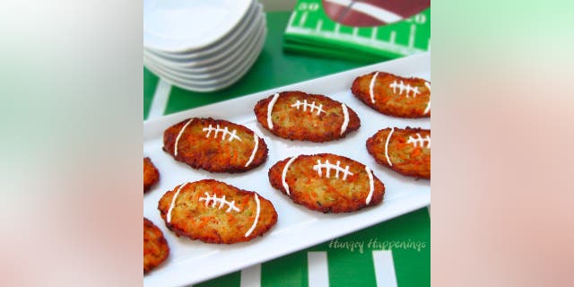 Football Shaped Zucchini Fritters (aka Mücver) | Fox News