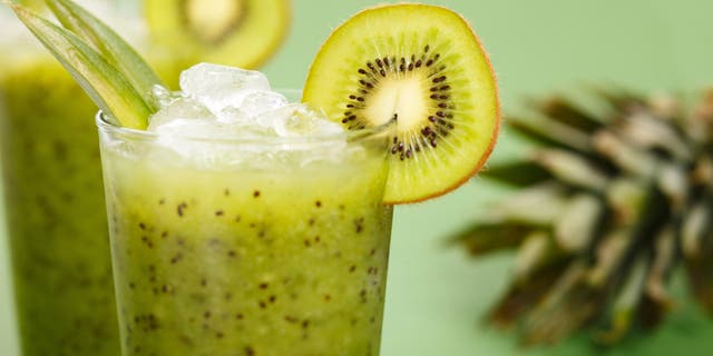 Kiwis are a natural source of antioxidants and serotonin.