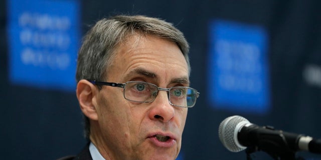 Kenneth Roth, Human Rights Watch's executive director, speaking at a news conference in Seoul, South Korea, on Thursday, Nov. 1, 2018.