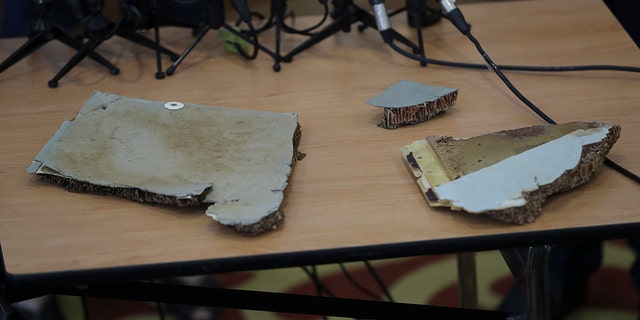 Pieces of debris found in Madagascar that are "most likely" from the missing Malaysia Airlines Flight 370.