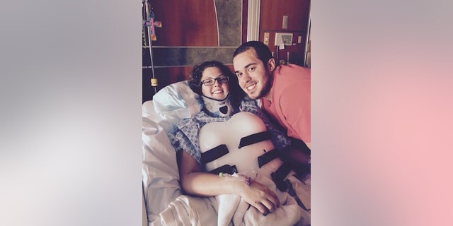 She said the unwavering support from her family and now-husband Amos helped her cope during the 7.5-month hospitalization.