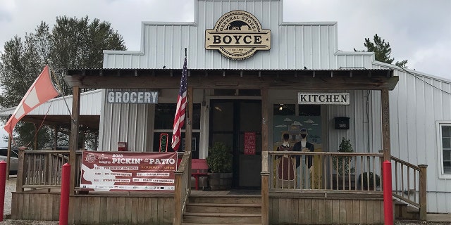 When Brie and her husband purchased the Boyce General Store in 2012 it was still operating as a gas station.