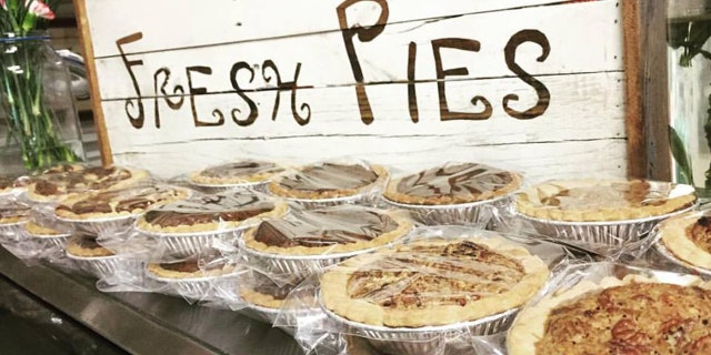 Brie began baking pies professionally when they purchased the store, because what’s a general store without pies?