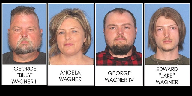 George "Billy" Wagner III, Angela Wagner, and sons George Wagner IV and Edward "Jake" Wagner were charged with the murder of eight members of the Rhoden family. Opening arguments began Monday in the trial of George Wagner IV. His mother and brother are expected to testify against him.