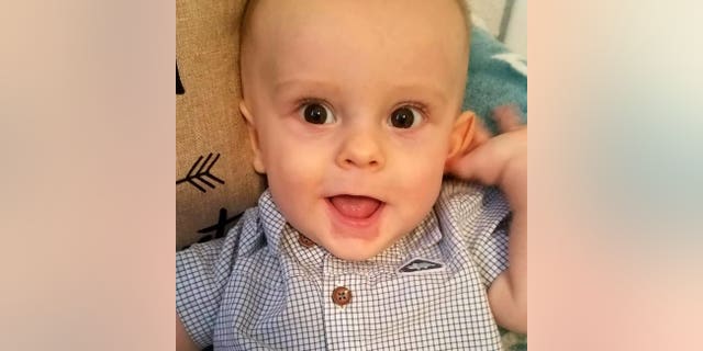 Layton, now 8-months-old, has made a full recovery.