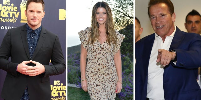 Chris Pratt and his girlfriend Katherine Schwarzenegger were spotted getting breakfast with her dad Arnold Schwarzenegger on Sunday, Nov. 11, 2018.