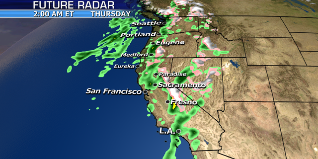 West Coast Radar Weather Map - United States Map