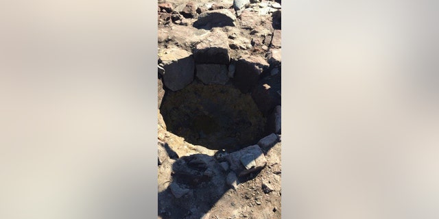Archaeologists uncovered the structure at the site of Lindores Abbey in Fife, Scotland.