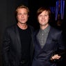 Brad Pitt steps out to support director Felix Van Groeningen, who received the Hollywood Breakthrough Director award for "Beautiful Boy," at the the 22nd Annual Hollywood Film Awards at The Beverly Hilton Hotel on November 4, 2018 in Beverly Hills, Calif. 
